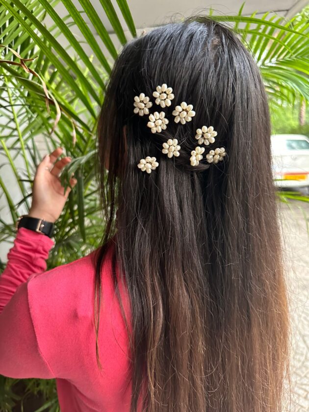 Bloom hair pins