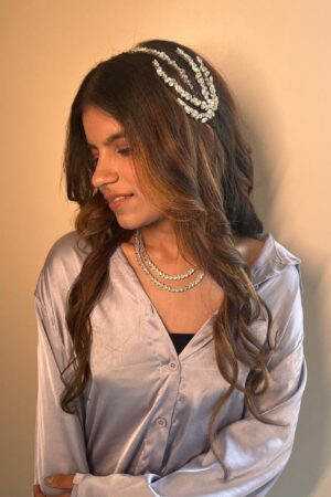 Diamond dewdrop headband