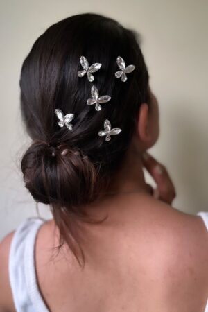 Papillon hair pins