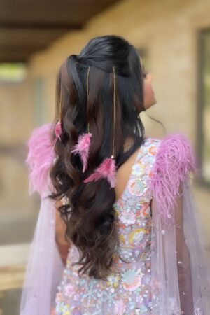 Feather hair chains