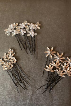 Conch hair pins set