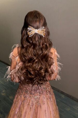 Crystal glam bow