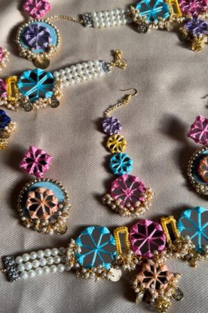 Radiant embroidery jewellery