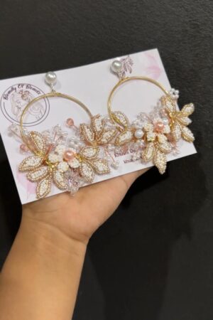 Albino resin earings
