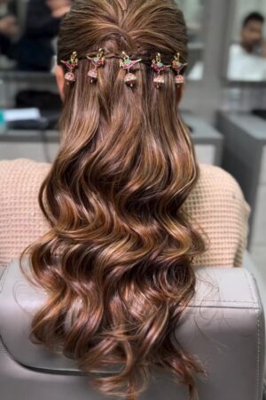 Fiery bird hair pins