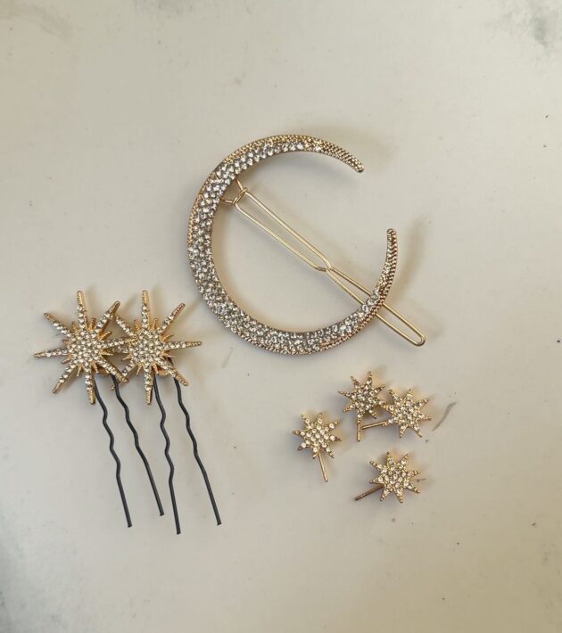 Moon & Star Hair Pins - Image 2