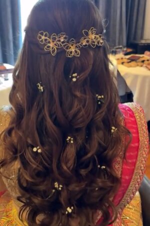 Rose hair pin