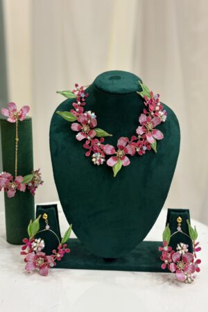 Aurora Pink Resin Jewellery