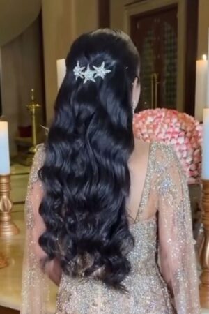 Silver stars hairpins